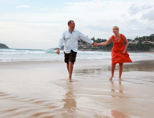 Thailand sunset proposal on the beach