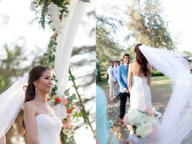 Phuket beach wedding photographer beautiful