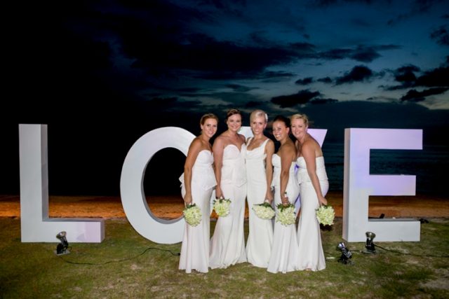 sunset beach wedding Phuket