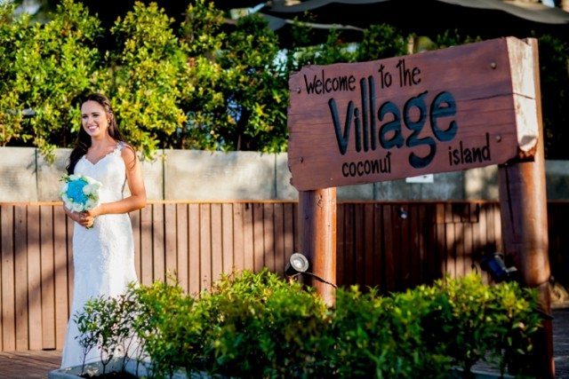 sunset beach wedding Phuket