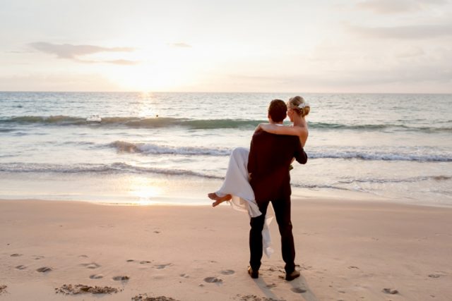 Phuket sunset wedding