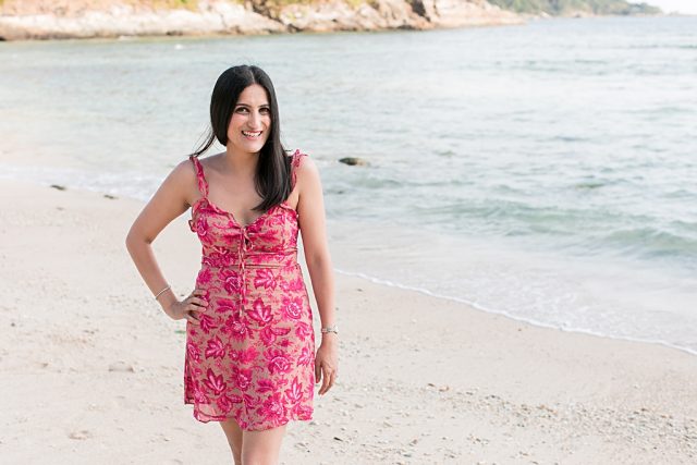 woman at the beach