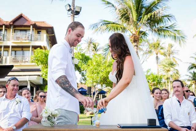 Marriott wedding ceremony