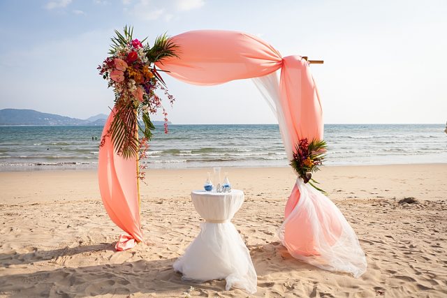 tropical wedding theme