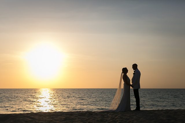 Phuket sunset wedding