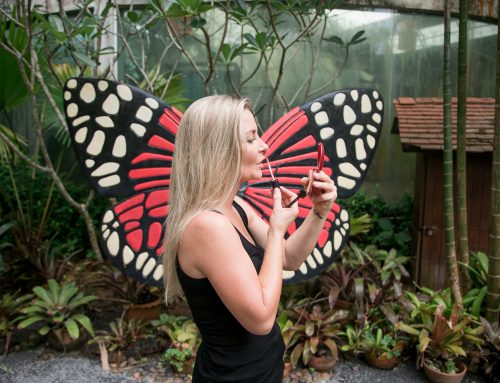 Karen at the botanical gardens in Chalong