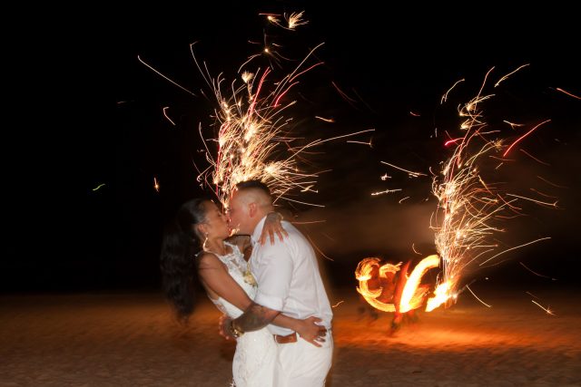 Merlin Beach wedding