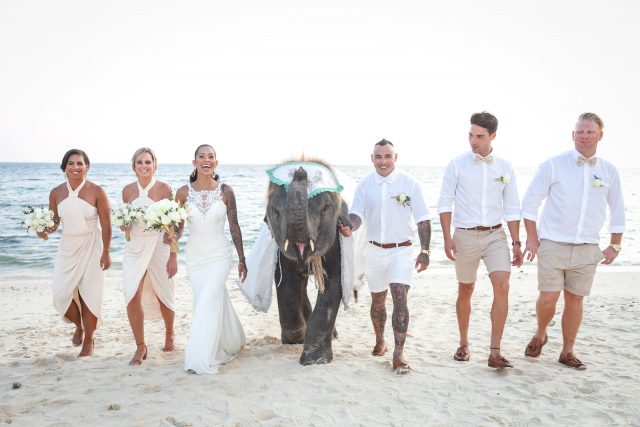 Merlin Beach wedding