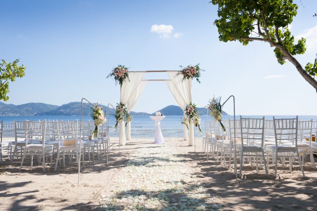 Phuket wedding ceremony setup