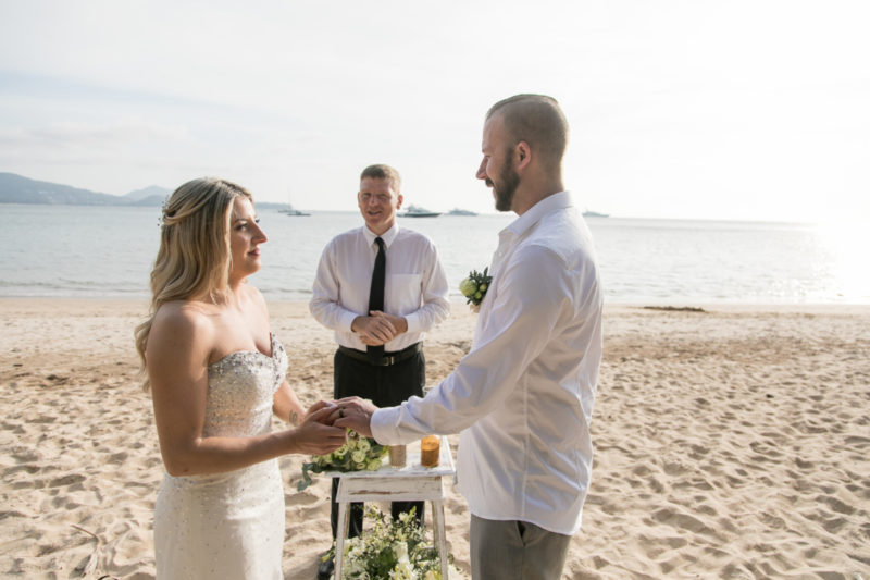 beach ceremony