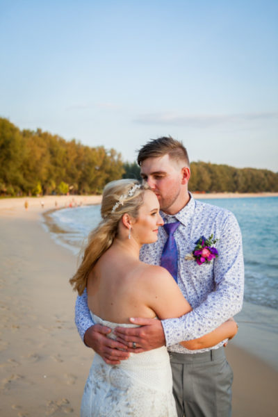 Phuket sunset wedding